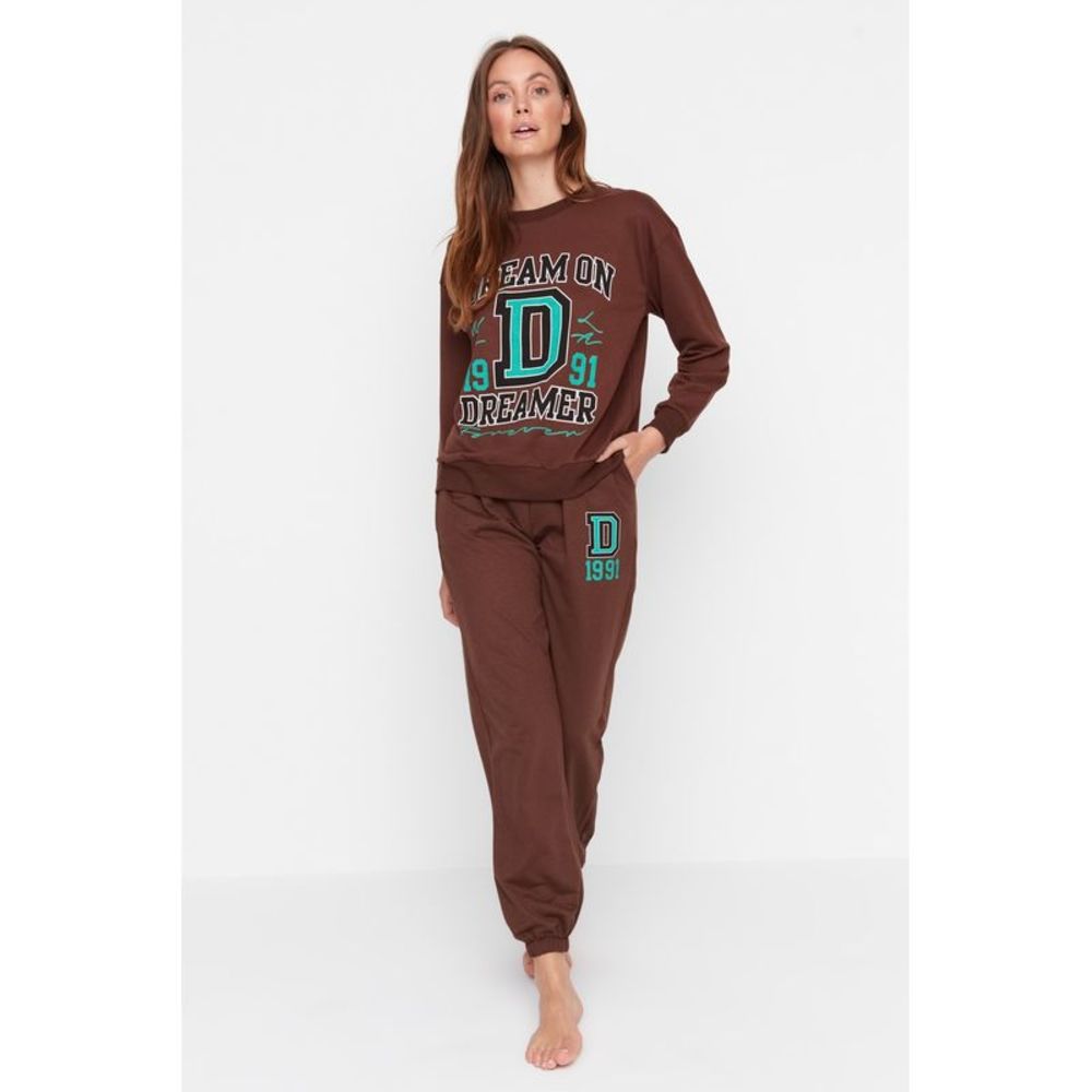 NWT Trendyol Women Middle Knit Plus Size Tracksuit Set
